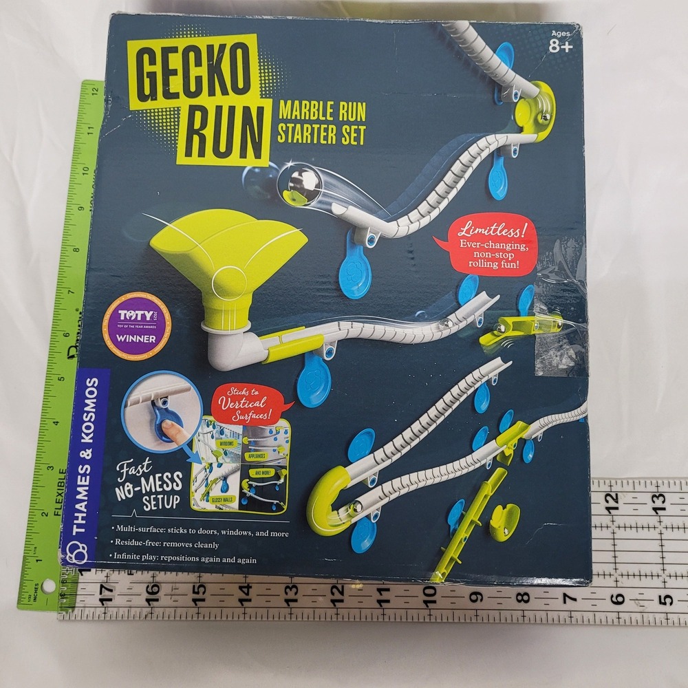 Thames & Kosmos Gecko Run Marble Run Starter Set Vertical Track Toy 671601